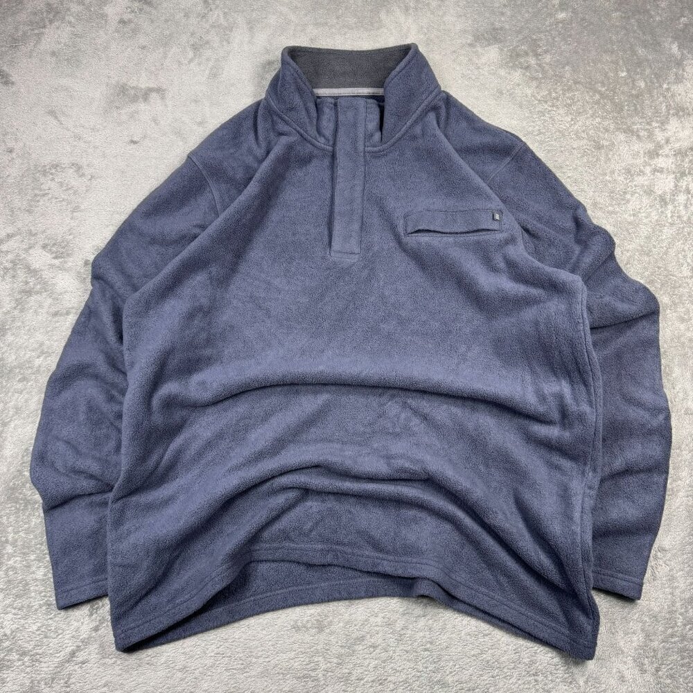 Free Fly T-Snap Fleece Pullover Soft Performance Bamboo Long Sleeve Mens 2XL
